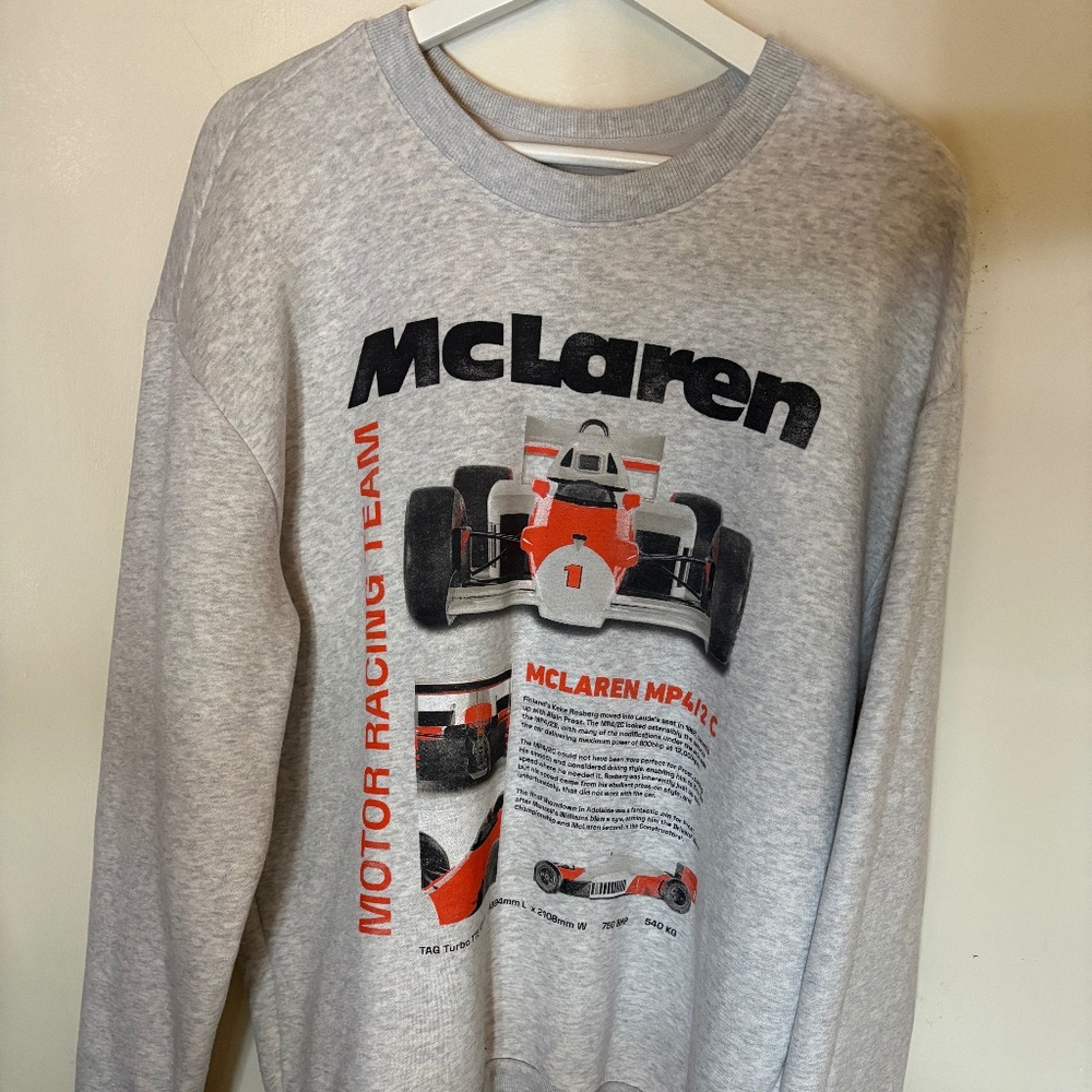 McLaren F1 Racing Crewneck Sweatshirt – Size L